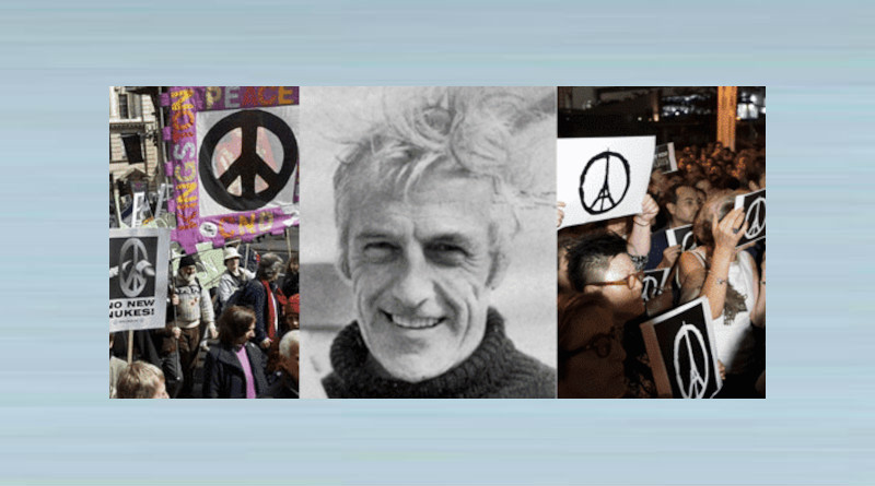 An image representing Gerald Holtom: Creator of the peace symbol