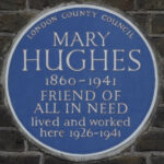 35. Mary Hughes’ Blue Plaque
